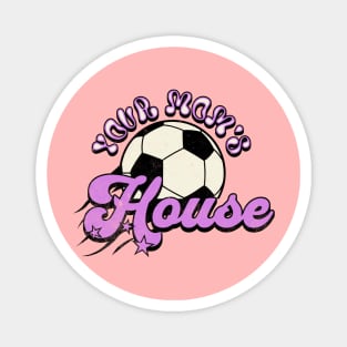 Your Mom's House Podcast Soccer Ball Aesthetic Magnet